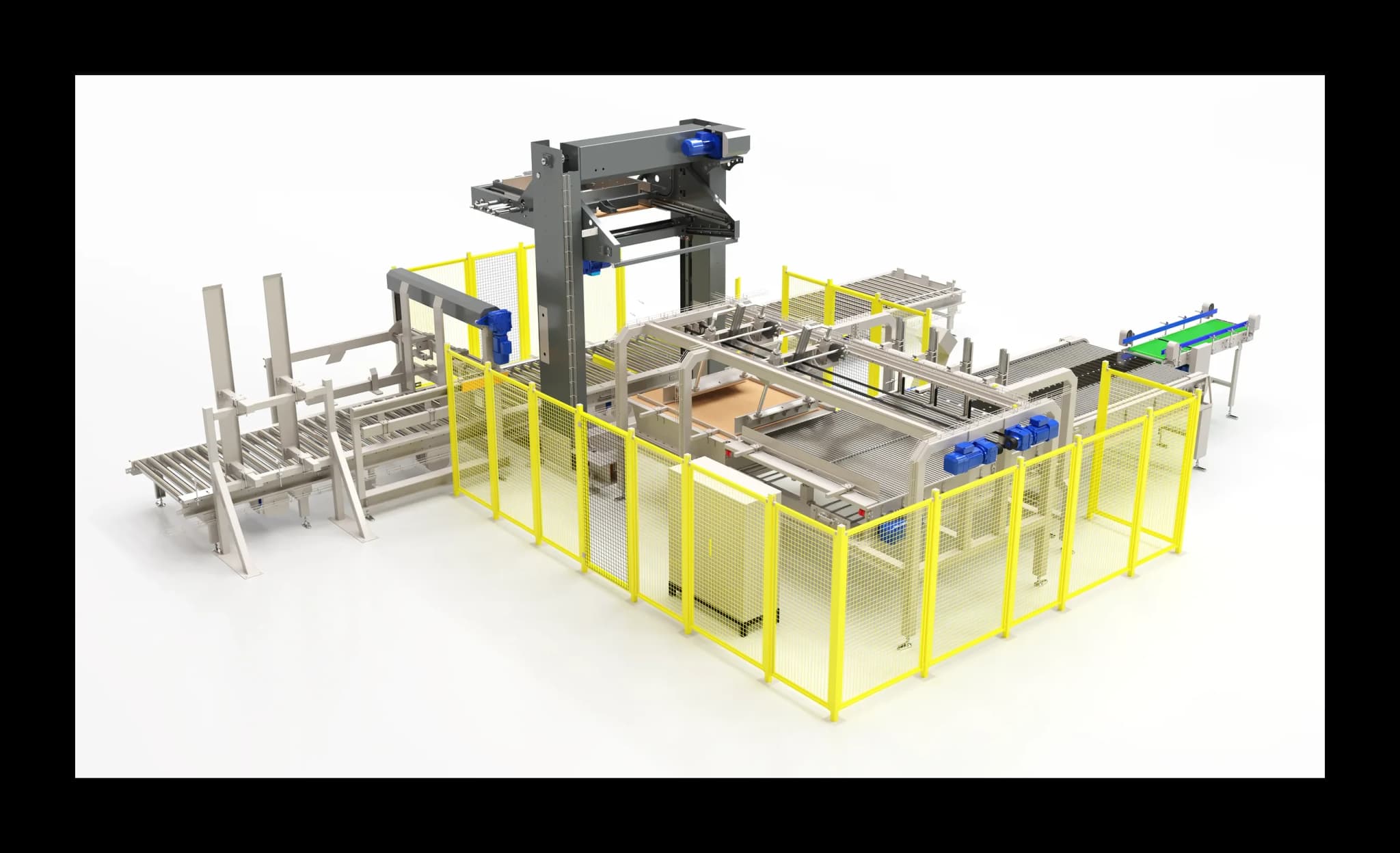 RAPIDpal-DC double-column palletiser, 3D render
