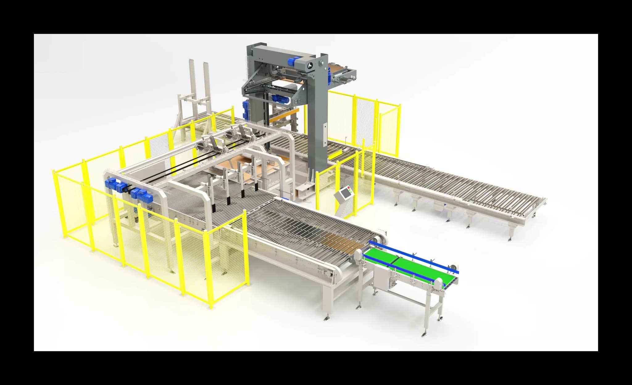 RAPIDpal-DC double-column palletiser, alternate 3D view