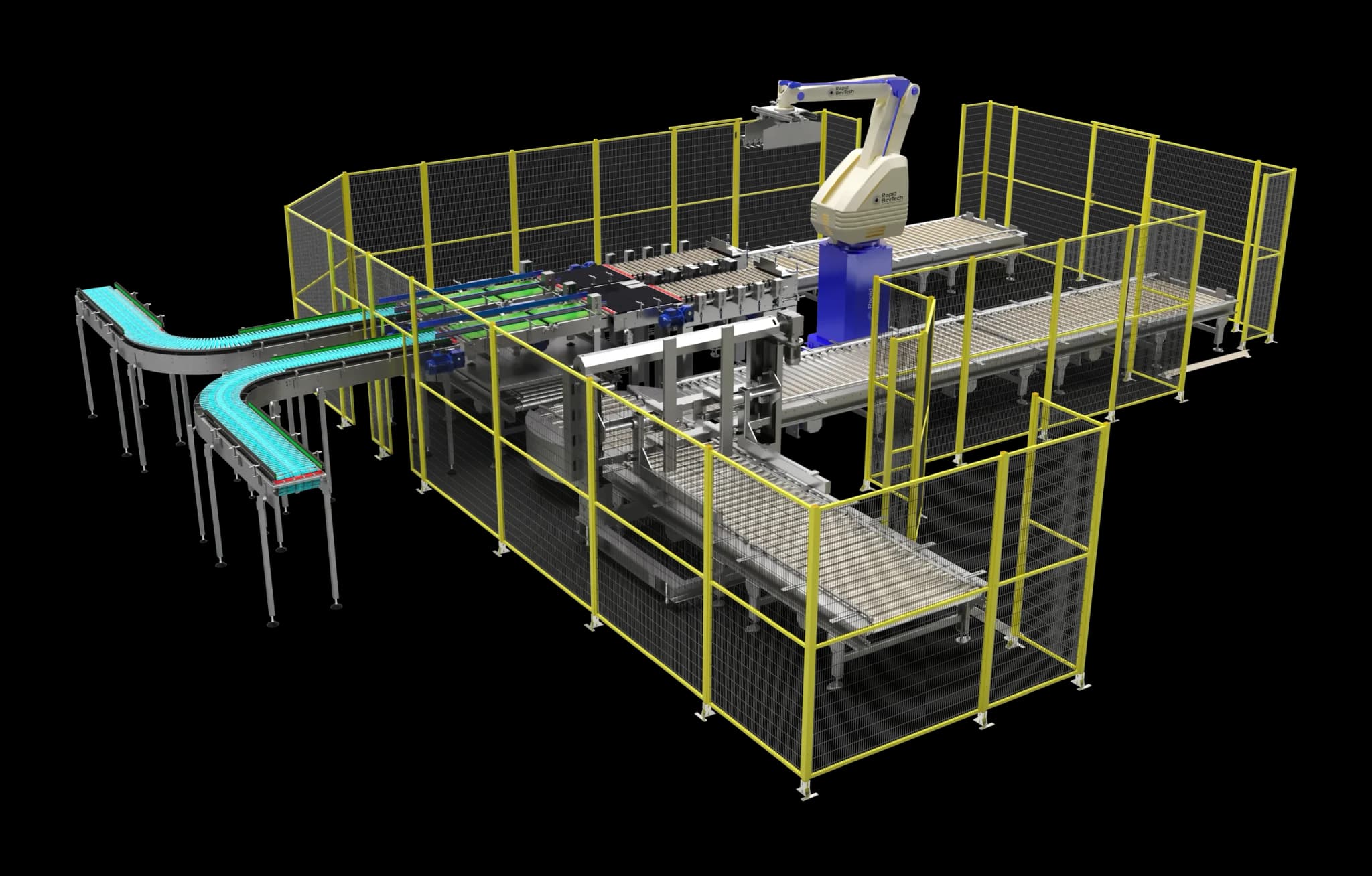 RAPIDpal-robo robotic palletiser, alternate 3D view