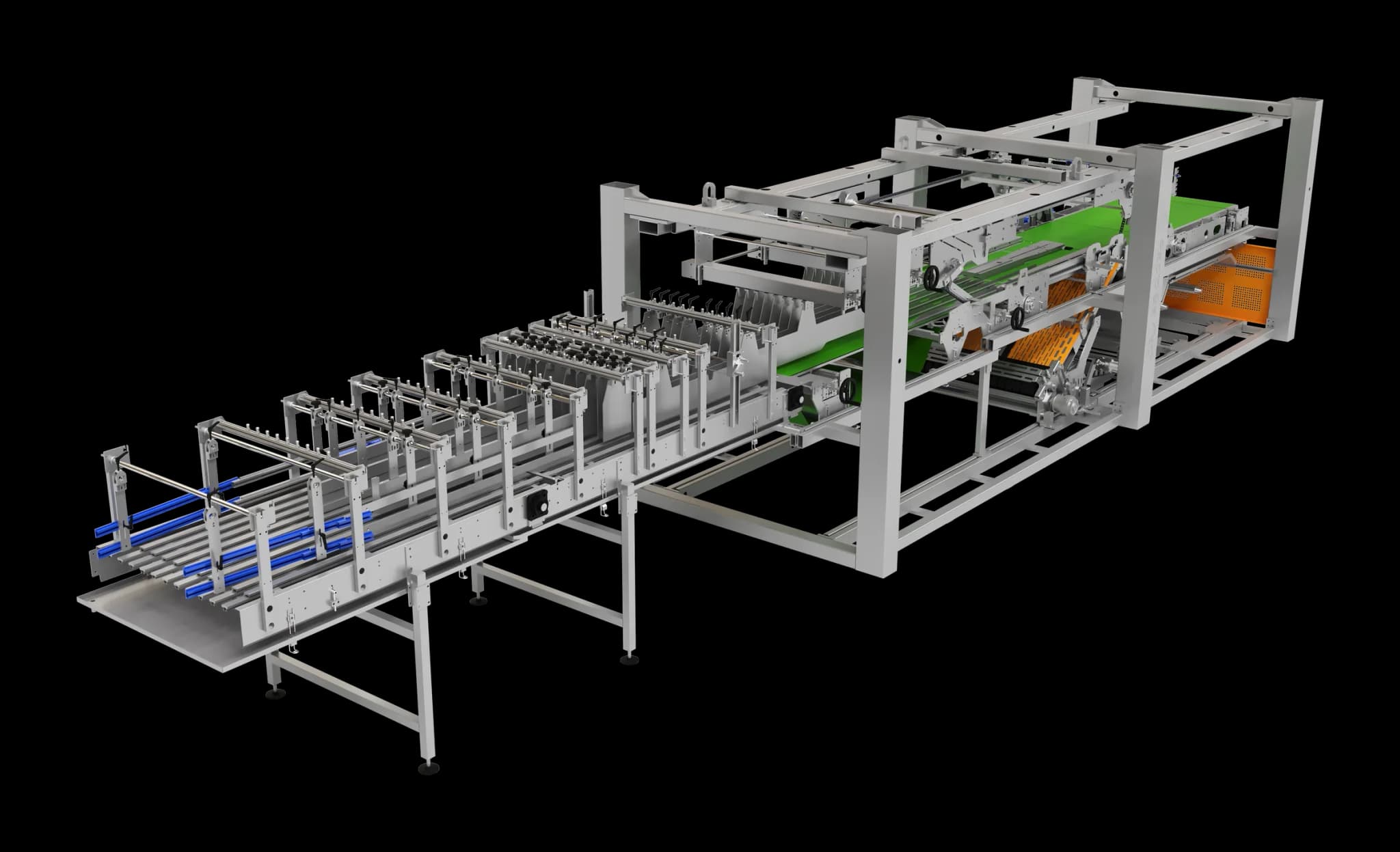 RAPIDshrink shrink packer, 3D render detail