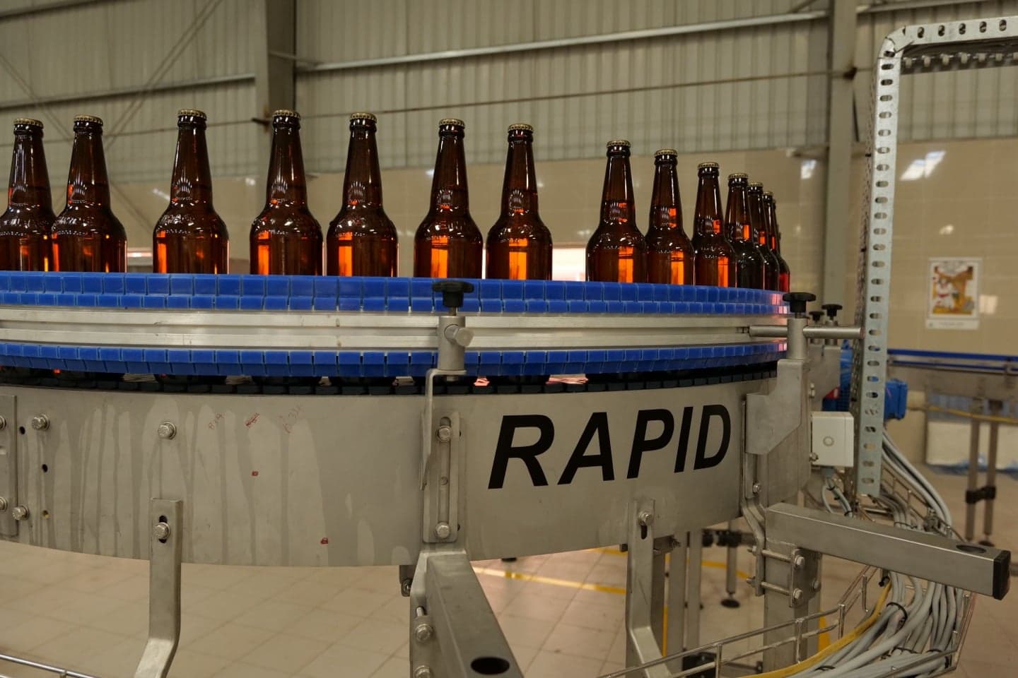 RAPIDcon-BC, bottles on the curve