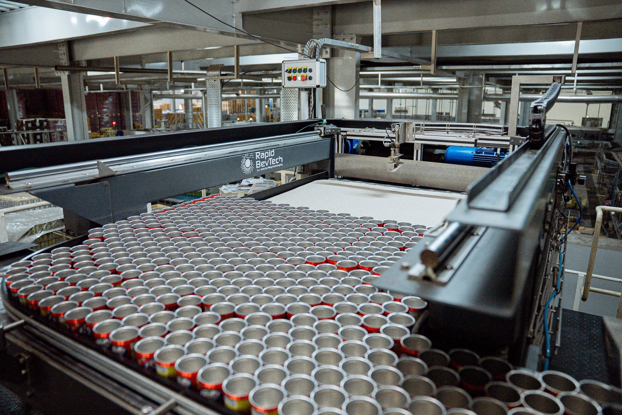 RAPIDde-pal, can layer de-palletising in operation