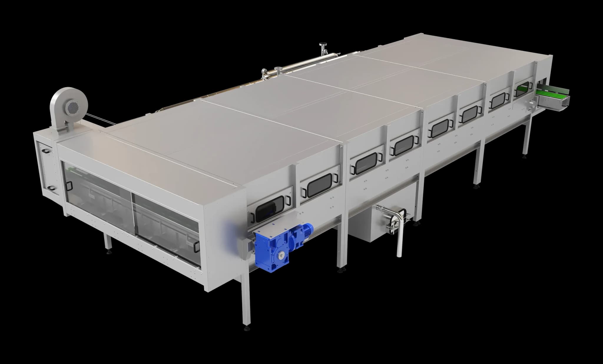 RAPIDwarm tunnel warmer, 3D render