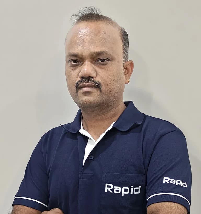Mitesh Rana, Sr. Spare Parts Sales Manager