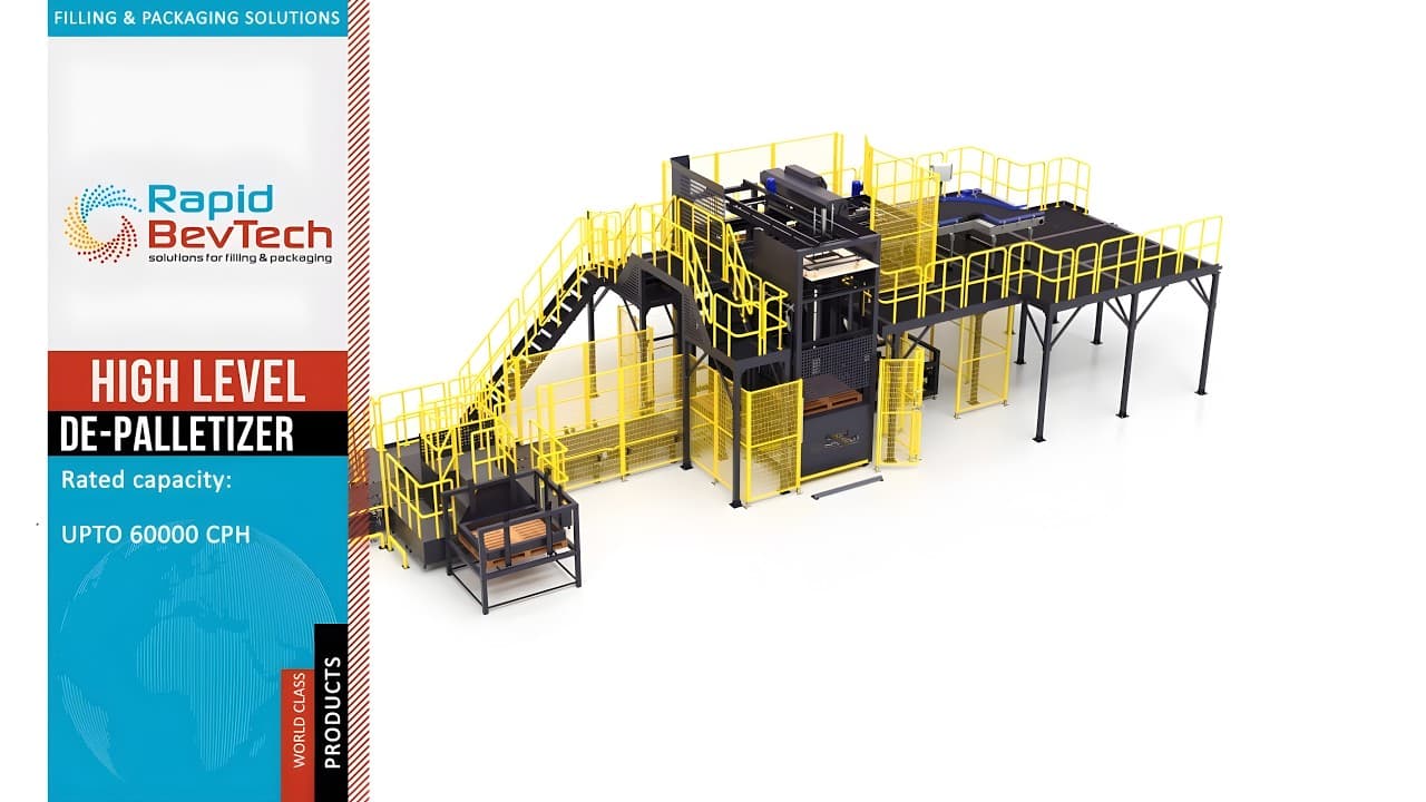 Can De-palletiser (RAPIDde-pal-ST) in operation