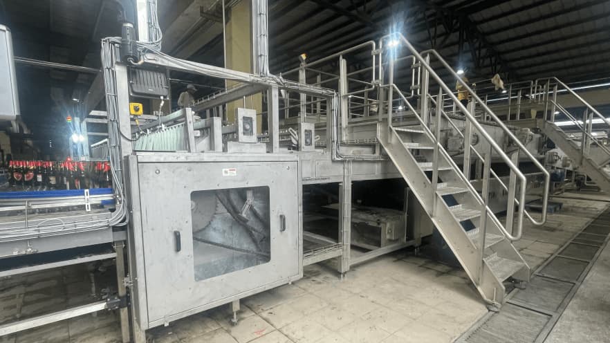 Beverage filling equipment on the Rapid BevTech production floor