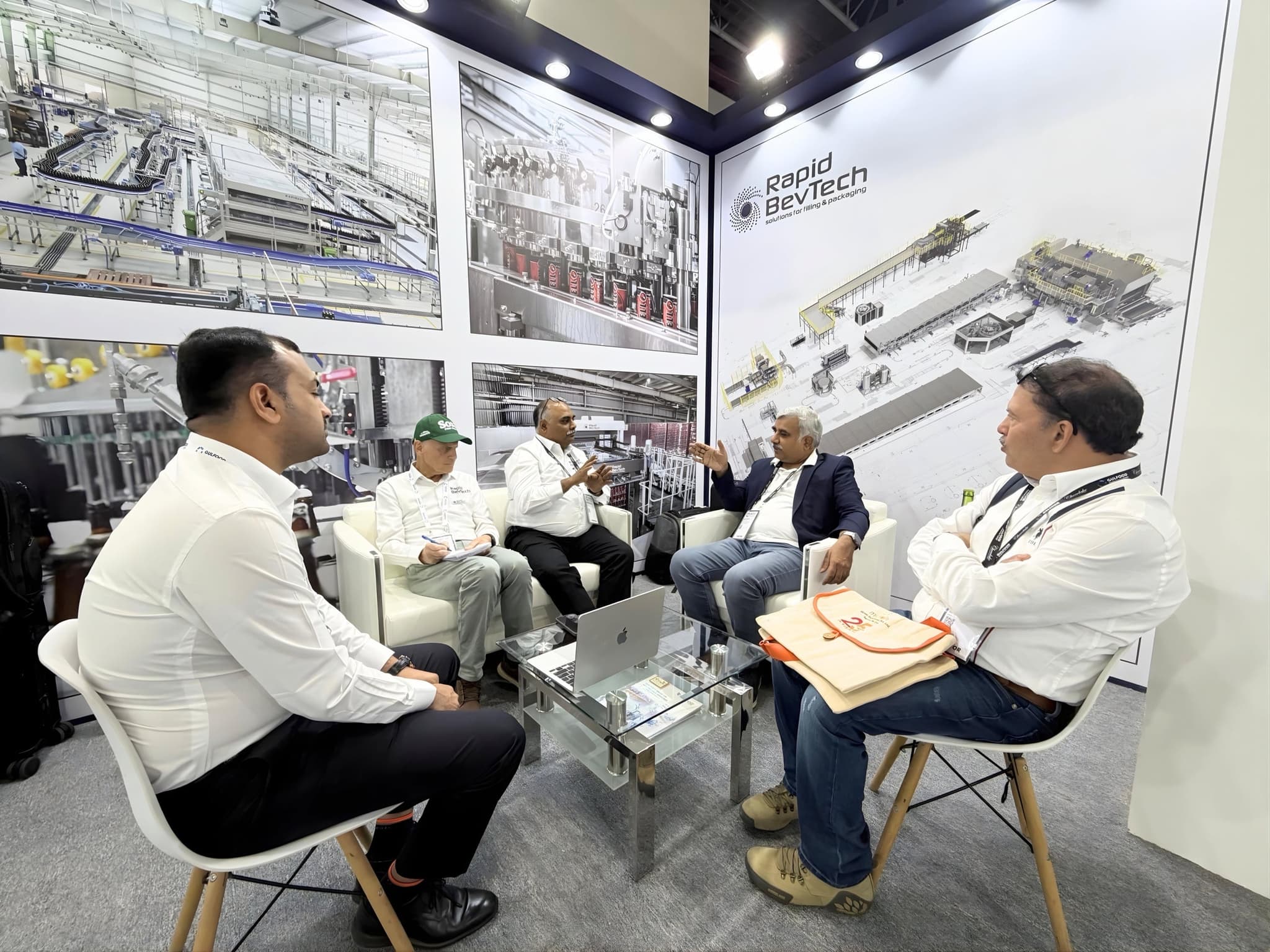 Rapid BevTech booth at Gulfood Manufacturing 2025, Dubai