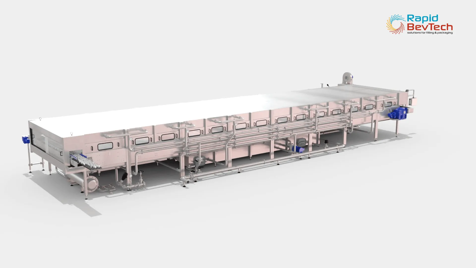 RAPIDpas Tunnelpasteur, 3D-Rendering Rückansicht