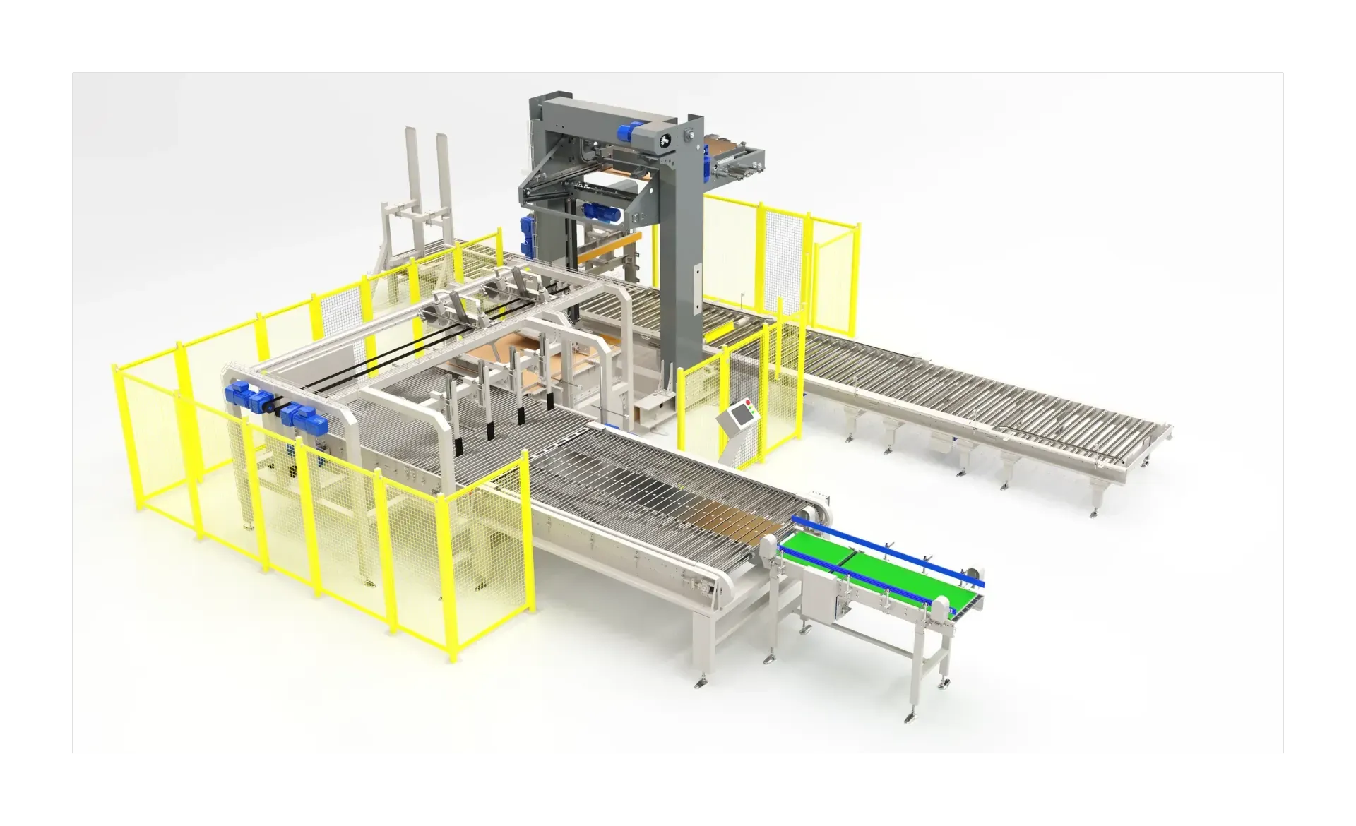 Paletizadora de doble columna RAPIDpal-DC, vista 3D alternativa