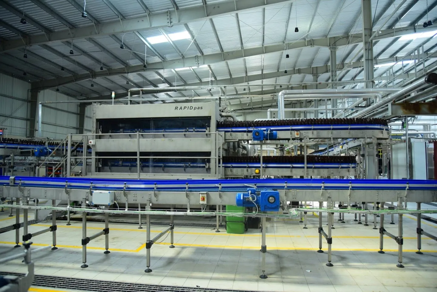 RAPIDpas Pasteur der Glaslinie, Gesamtmaschine